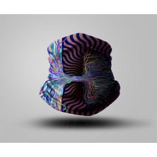 Motorcu Buff Maske Boyunluk Outdoor Boyunluk Unisex Bandana 5'li Paket