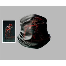 Bisiklet Tasarımlı Motorcu Buff Maske Outdoor Boyunluk Unisex Bandana