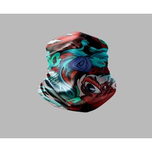 Motorcu Buff Maske Boyunluk Outdoor Boyunluk Unisex Bandana 5'li Paket