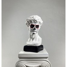 Hedgehog Art Shop David 'day Of The Dead' Dekoratif Heykel, Pop Art Roma Yunan Heykelleri