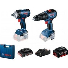 Bosch Gds 18 V-400+GSB 18V-50 1X2.0AH-1X5.0AH