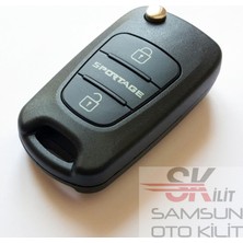 Skilit Samsun Oto Kilit Kia Sportage Anahtar Kabı Kumanda Kabı Vidalı Logolu