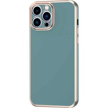 Apple iPhone 13 Pro Max Kılıf Bark Kapak Petrol Yeşil Telefon Kılıfı