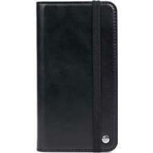 Apple iPhone 8 Plus Kılıf Multi Cüzdan Kılıf Siyah Telefon Kılıfı