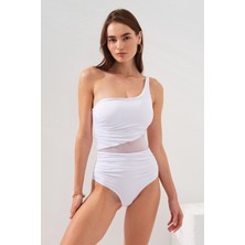 Pierre Cardin Hermes Tek Omuz Drapeli Mayo Beyaz 231138