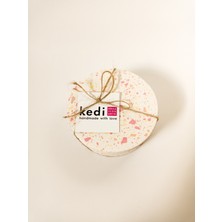 Kedi Creative Arts Terrazzo Bardak Altlığı