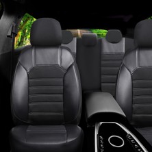 Z&C MAXTECH Fiat Egea Black Serisi Oto Koltuk Kılıfı Tam Set