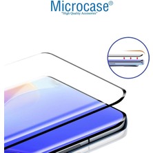 Microcase Samsung Galaxy A04 Tam Kaplayan Çerçeveli Tempered Ekran Koruyucu - Siyah AL3276