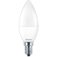 Braytron BA09-00513-BRAYTRON 5W 6500K Beyaz Işık E14 Mum LED Ampul 5 Li Paket
