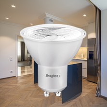 Braytron BA25-00753-BRAYTRON 7W 6500K Beyaz Işık GU10 Lensli LED Ampul 6 Lı Paket