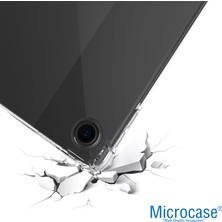 Microcase Lenovo Tab M10 Plus TB125FU 10.61 Inch 3. Nesil Anti Shock Silikon Kılıf -Şeffaf AL3308