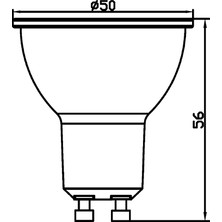 Braytron BA25-00753-BRAYTRON 7W 6500K Beyaz Işık GU10 Lensli LED Ampul 6 Lı Paket