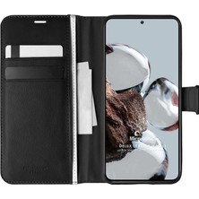 Microsonic Xiaomi Mi 12T Pro Kılıf Delux Leather Wallet Siyah