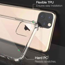 Smart Tech Apple iPhone 11 Pro Shock Absorbing Darbe Emicili Şeffaf Silikon Kılıf