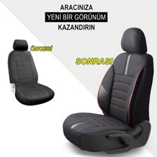 Z&C MAXTECH Audi Q2 Deri Detaylı Özel Tasarım Oto Koltuk Kılıfı Seti Star