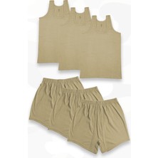 Cnt Asker Set Atlet Külot Fanila Boxer 3'lü Iç Çamaşır Takımı