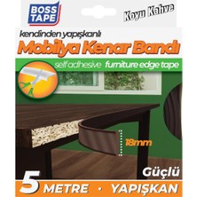 Boss Tape Yapışkanlı Koyu Kahve Masa Mobilya Kenar Bandı 5 metre