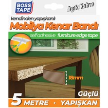 Boss Tape Yapışkanlı Açık Kahve Masa Mobilya Kenar Bandı 5 metre