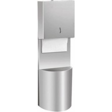 Tek Tıkla Mutfak Krom Kombine Set Yuvarlak (400 Kağıt Kapasiteli) PLX-3800-1