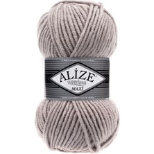 Alize 5 Adet Alize Süperlana Maxi 652 El Örgü Ipi 100 Gr.