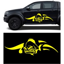 Melek Pazarı Sinirli Balık Oto STICKER-S1864
