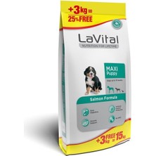 La Vital Lavital Büyük Irk Somonlu Yavru Köpek Maması 12+3 kg