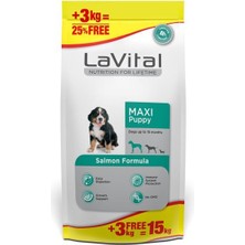 La Vital Lavital Büyük Irk Somonlu Yavru Köpek Maması 12+3 kg