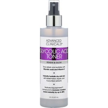 Advanced Clinicals Glycolic Acid Yüz Toniği 237ML