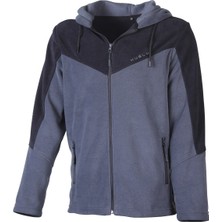 Huğlu Outdoor V Robalı İki Renkli Polar Hırka