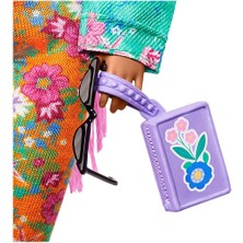 Barbie GXF09 Barbie Extra - Pembe Örgü Saçlı Bebek, +3 Yaş