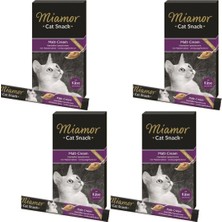 Miamor Cream Malt-Peynir Likit Kedi Ödülü 6X15 gr x 4 Adet