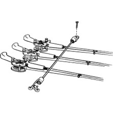 Remiel Balıkçı Kayış Kemeri Tutucular Güverte Montaj Konektörleri Rafı (Yurt Dışından)
