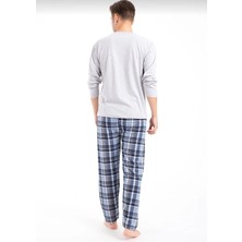 Over Pazar Erkek Baskılı Pijama Takımı Uzun Kollu Erkek Pijama Takımı Uzun Kollu Pijama Takımı Erkek Pijaması TBUKPJM001