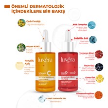 Luxera Paris Cilt Bakım Seti (C Vitamin Serumu + Aha Bha Kırmızı Peeling)
