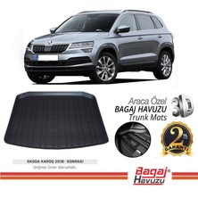 Born Garage 2017 Skoda Karoq Bagaj Havuzu Tam Uyumlu Kauçuk