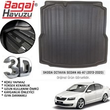 Born Garage 2017 Skoda Octavia Bagaj Havuzu Uyumlu Kauçuk