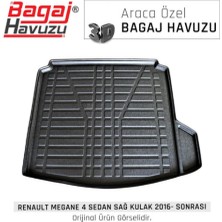 Born Garage Megane 4 Sedan Bagaj Havuzu 2016-2022 Tam Uyumlu