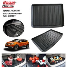 Born Garage 2017 Renault Captur Bagaj Havuzu 3D Tam Uyumlu Siyah