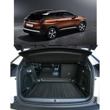 Born Garage 3008 Bagaj Havuzu 2016-2022 Alt Kademe 3D Uyumlu Kokusuz Kauçuk