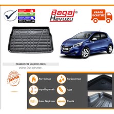 Born Garage 2019 Peugeot 208 Bagaj Havuzu Uyumlu 3D Model Kokusuz Kauçuk