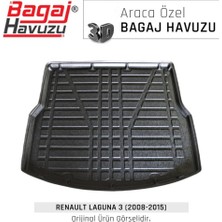 Born Garage 2009 Renault Laguna 3 Bagaj Havuzu Araca Özel Üretim ve Tam Uyumlu Kaucuk