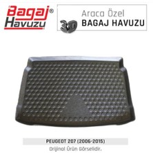 Born Garage 2015 Peugeot 207 Bagaj Havuzu Tam Uyumlu Kokusuz Kaucuk