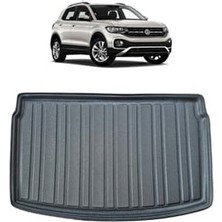 Born Garage 2019 Volkswagen T-Cross Bagaj Havuzu Üst Kademe Uyumlu Kokusuz Kaucuk