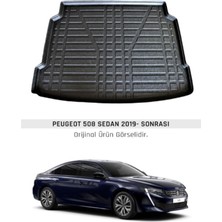 Born Garage Bagaj Havuzu Peugeot 508 2019-2023 Araca Özel Üretim ve Tam Uyumlu Kaucuk