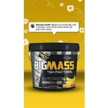 Bigjoy Sports Bigmass Mass Gainer Gh factors Karbonhidrat Protein Çikolata Aroma 3000g