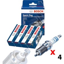 Cey Opel Astra J 1.4 / 1.4 Turbo Bosch Double Iridyum Buji Set 2009--
