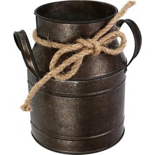 Remiel Dekoratif Kova Saksı Retro Çiçek Vazo Bahçe Bitki Flowerpot (Yurt Dışından)