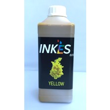 Inkes Eco Pro/s Eco Solvent Inkjet Yellow Epson Baskı Mürekkebi 1lt