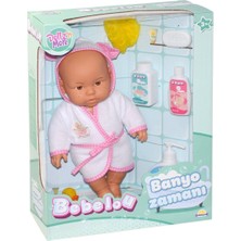 Sunman 030031 Sunman, Bebelou Banyo Zamanı Bebek Seti, 35 cm / +3 Yaş