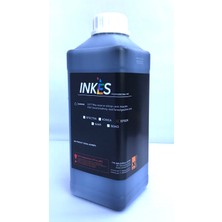 Inkes Eco Pro/s Eco Solvent Inkjet Black Epson Baskı Mürekkebi 1lt